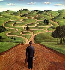 If your current path is not right for you, don't be afraid to walk across the grass to another path. 